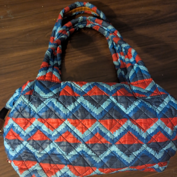 MZ Wallace Medium SUTTON Quilted Nylon Zig Zag Oxford Handbag - Picture 2 of 7